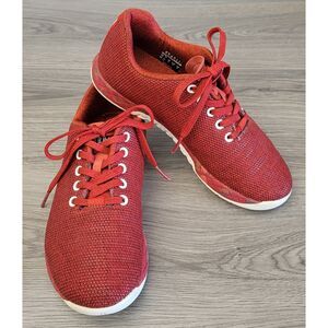 NOBULL Just The Horns US Mens 7 Womens 8.5 Red SuperFabric Trainer‎ Gym Sneakers